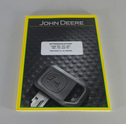 Betriebsanleitung john deere - john,