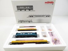 (YHG081) Märklin 49955 H0 AC Wagenset zum Kranzug der DB AG, OVP