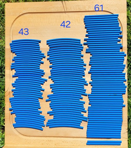 Lego blaue schienen konvolut - lego,
