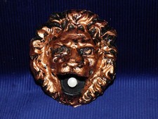 Klingelknopf Klingel Haustürklingel Löwe Löwenkopf aus Kunststoff