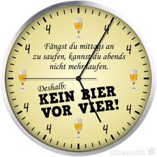 #482 Funk-Wanduhr Alu XL 31cm