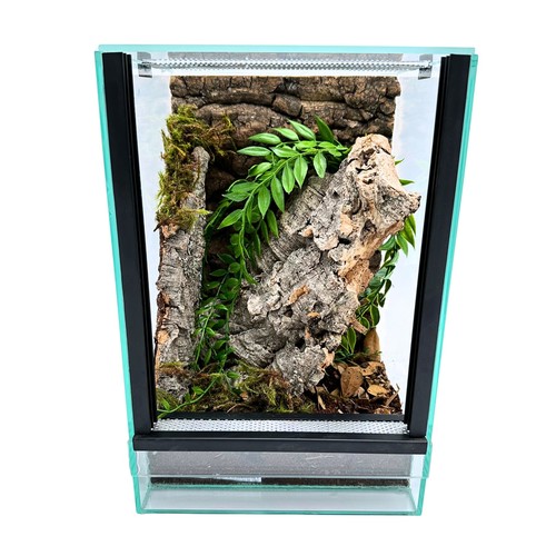 Glasterrarium mit ausstattung - mit,