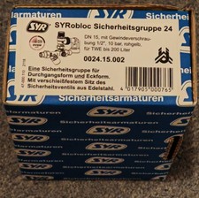SYR Sicherheitsgruppe 10bar, Typ 24 DN15, 1/2", 0024.15.002 Syrobloc
