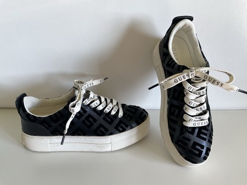 Guess leder logo sneaker 38 - leder,