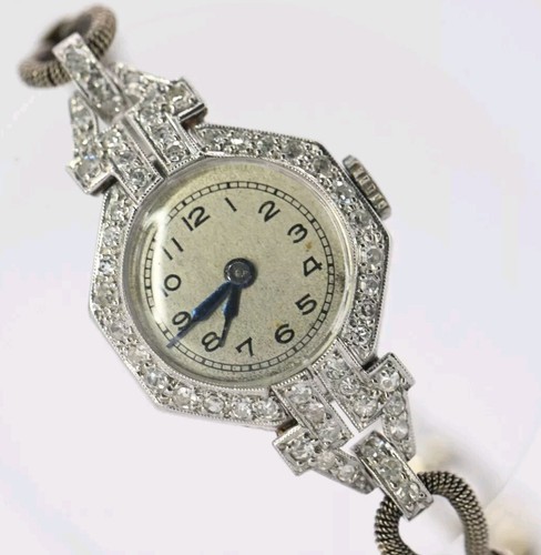 Antike platin diamant - uhr, art