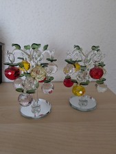 2 Kristallglas Apfelbäume mit
