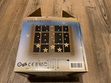 Sternkette für Fenster - vollständig & funktionstüchtig - Weihnachtsdekoration
