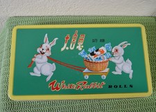 Blechdose China White Rabbit Rolls Hasen Hase Metalldose Blechschachtel DDR (2)