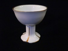 Rosenthal Chrysantheme Konfektschale auf Fuß m Goldstaffage 9,8 cm