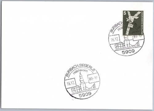 Karte sst sonderstempel - karte,