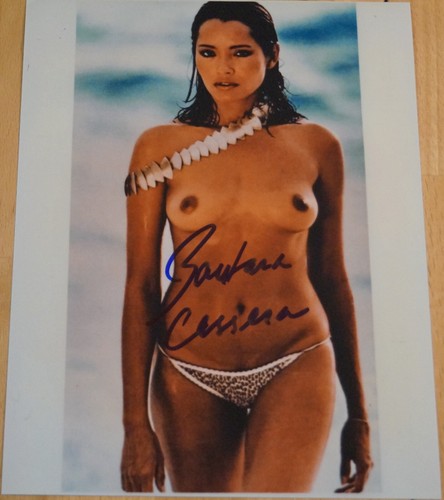 Barbara carrera autogramm - carrera, als