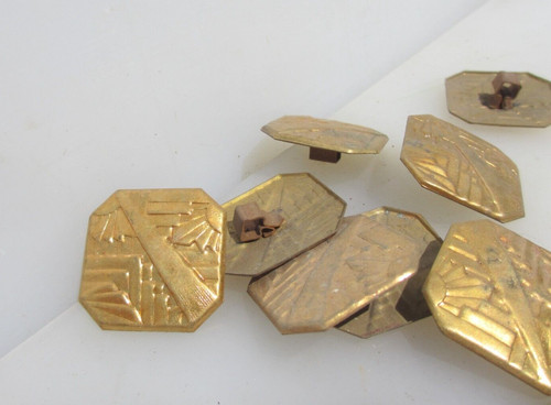 Antik messing bild schiene - messing,