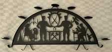 Schwibbogen Metall schwarz DDR  Erzgebirge Volkskunst