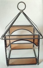 Deko, bleiverglast, Windlicht