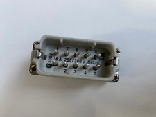 HTS Stifteinsatz 10pol Male Männlich Harting Walther Multicore Stecker