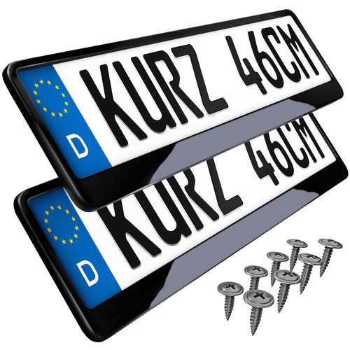 Kurze kennzeichenhalter - 2,