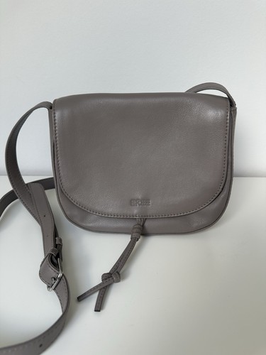 Bree flapbag leder - leder, crossbody