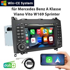 DAB+ Carplay Für Mercedes Benz B A Klasse W245 W169 Sprinter W906 Autoradio SWC