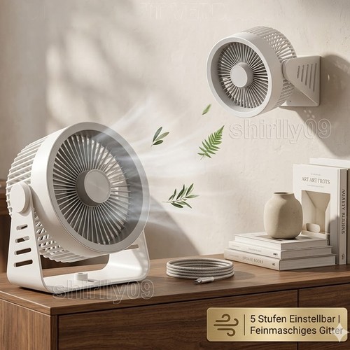 Tischventilator usb wand - usb,