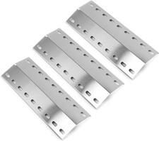 Denmay Brennerabdeckung 39.5x12.5cm Edelstahl für Enders, Landmann 3 Stück