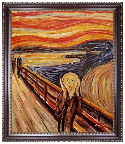 ölbild der schrei - der, edvard