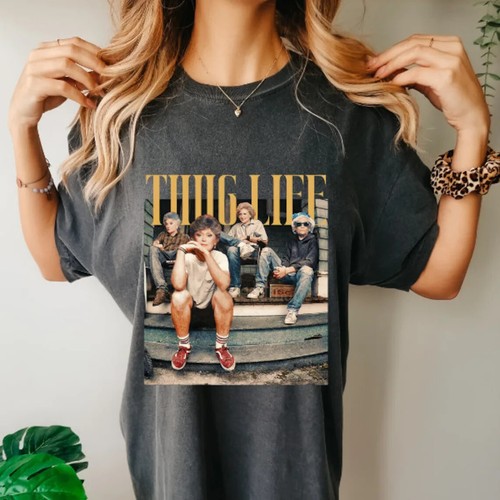 Damen oversize shirt thug life - oversize,