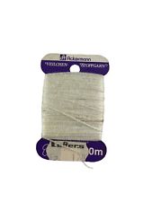 Ackermann VEILCHEN STOPFGARN Vintage Weiß 20m Made in W. Germany 100% Baumwolle