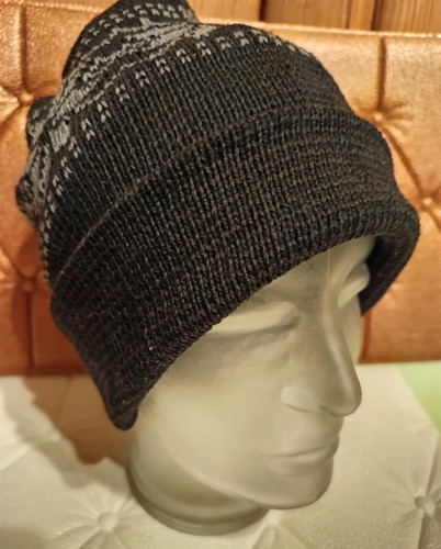 Strickmütze norweger muster - strickmütze,