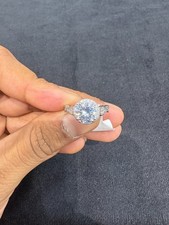 925 Sterlingsilber Halo Ring