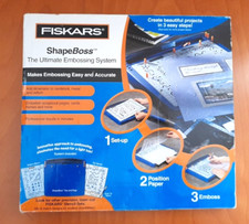 Fiskars Form Boss Kartenherstellung Werkzeug Scrapbooking Bastelset & BONUS Schablonen