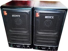 Sony SRS- 170 Hi-Fi Aktiv Lautsprecher System JAPAN