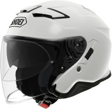 Helm SHOEI Jet J-cruise II White/Weiß Glänzend Mit Visier Intern / Im Freien