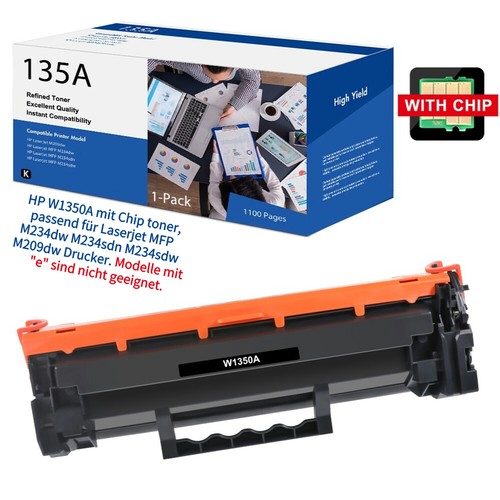 Toner für w1350a 135a - toner, hp