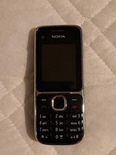 Nokia C2-01 Handy Schwarz mit Tasche Ohne Ladegerät Gebraucht