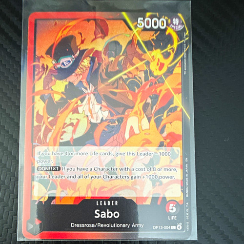One piece ccg leader - one, sabo