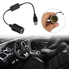 12V Buchse Auto Zigarettenanzünder Konverter Adapter 5V USB Stecker auf Buchse