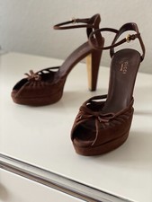 exklusive Damenschuhe / High-Heels von Gucci, Gr. 38, braun
