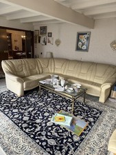 Ledersofa Ledercouch Ecksofa Eckcouch mit Sessel