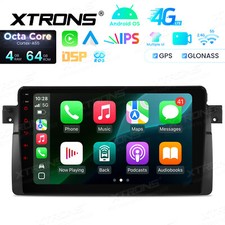 XTRONS 9" 8-Core 4+64GB Android 14 Autoradio GPS Navi Für BMW E46 Rover 75 MG ZT