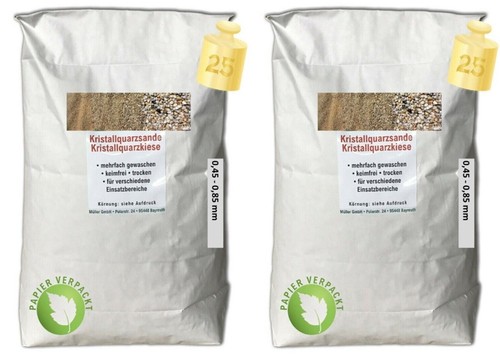 Filtersand filterkies - 50, kg