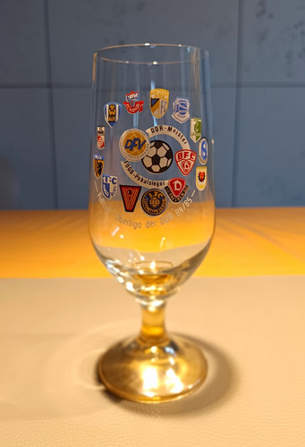 Ddr bierglas fußball oberliga - ddr,