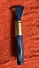 Heine mini3000 LED F.O. Otoskop Blau mit Batteriegriff