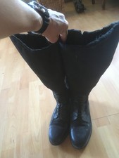 HKM Winterreitstiefel Damen In Gr. 38, mit defektem Reißverschluss!