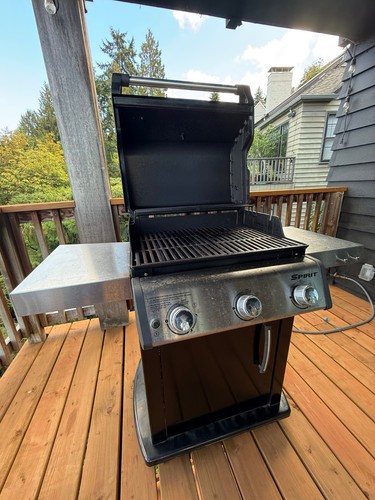 Weber spirit gas grill - weber, black