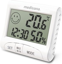 medisana HG 100, digitales Hygrometer für innen, Anzeige der Luftfeuchtigkeit