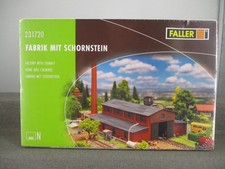 Faller Spur N 231720 Bausatz Fabrik mit Schornstein ungebaut versiegelt in OVP