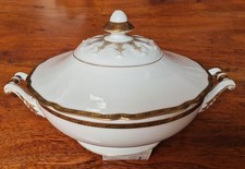 Hutschenreuther Suppen Terrine mit Goldrand Hohenberg Germany