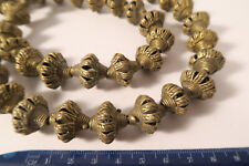 Messingperlen 18-19mm Gelbguß GT24 Ghana Brass Beads Ashanti Akan Perles laiton