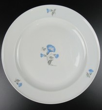 Rosenthal Porzellan Speiseteller Serie Helena Blaue Blume Blumendekor blau 24,5c