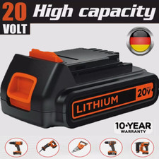 18V 3,0 Ah 8Ah Für BLACK+DECKER Akku Lithium BL2018 BL1318 BL4018 BL1518 LBXR20